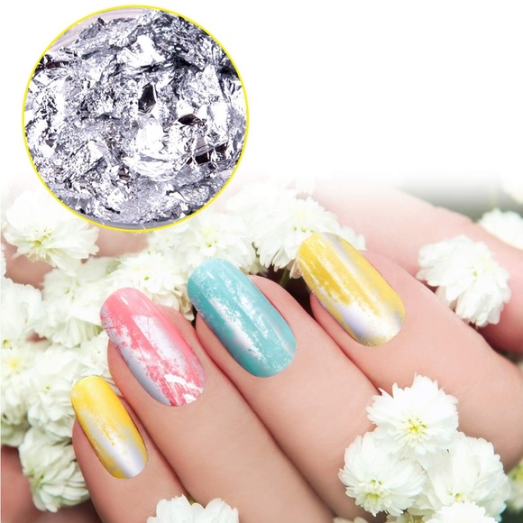 6 Boxes Nail Rhinestones & 40 Pots Nail Foils Flakes Nail Art 💅🏾 - Picture 4 of 7